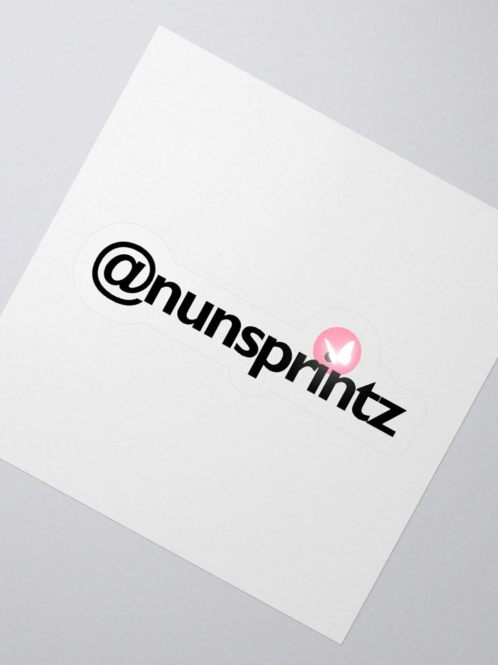 KissCut @nunsprintz Logotype Sticker product image (2)