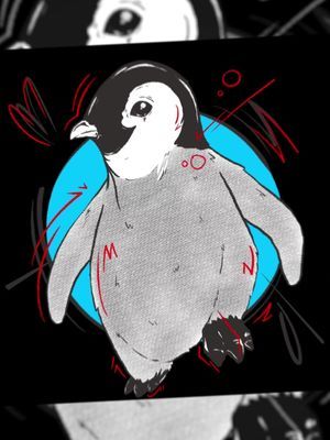 Baby pengu!!! 🥹❤️ #fyp #art #artistsoftiktok #arttok #illustration #Timelapseart #artist #peguin