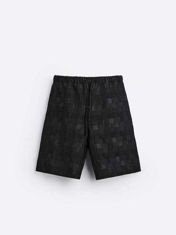 BRAIDED JACQUARD BERMUDA SHORTS product image (1)