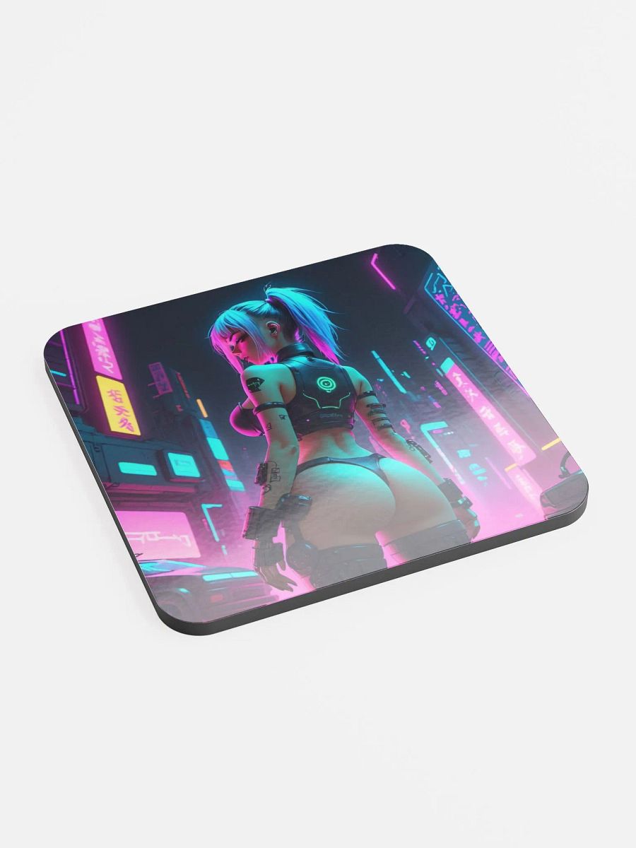 Neon City Nights Cork Coaster product image (2)