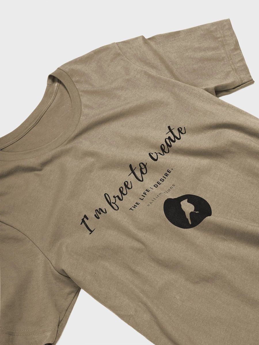 I'm free to create Dark Unisex Super soft T-Shirt product image (13)