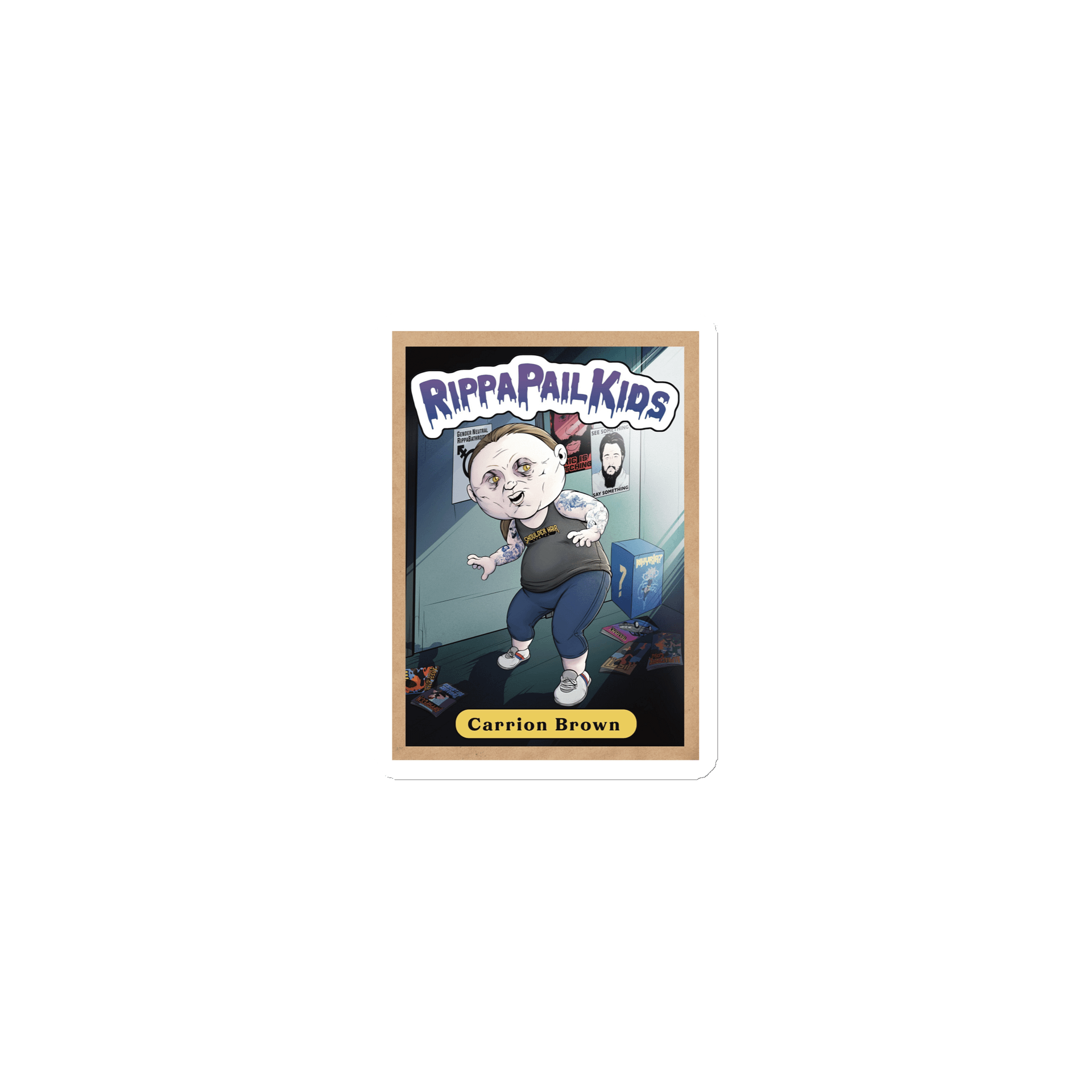 RippaPail Kids Carrion Brown Magnet product image (1)