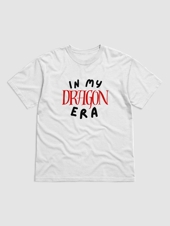 In My Dragon Era Black & Red Comfort Colors T-Shirt product image (1)