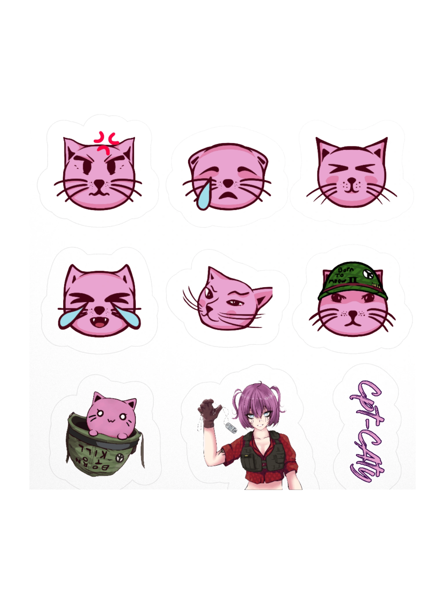 Cat sticker pack! product image (1)