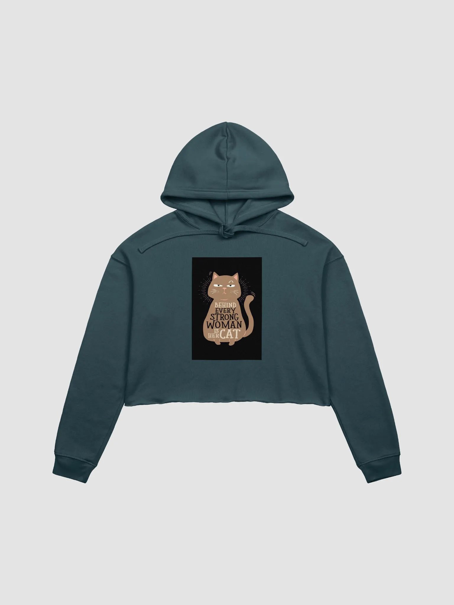 Feline Empowerment Crop Hoodie product image (4)