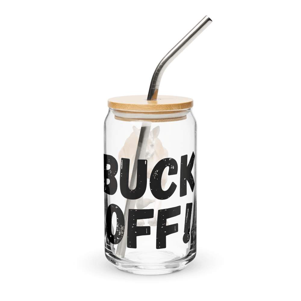 BUCK OFF BIG RED 2 IN 1 GLASS & TUMBLER product image (4)