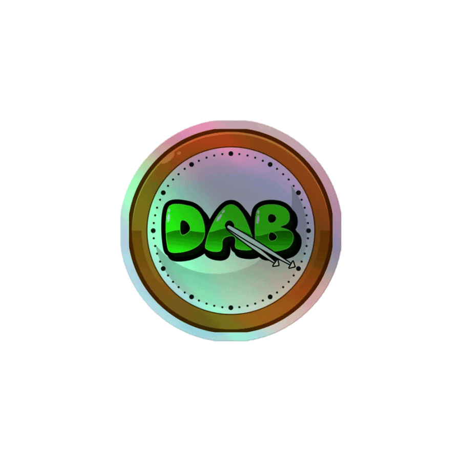 Dab Time Holographic Sticker product image (1)