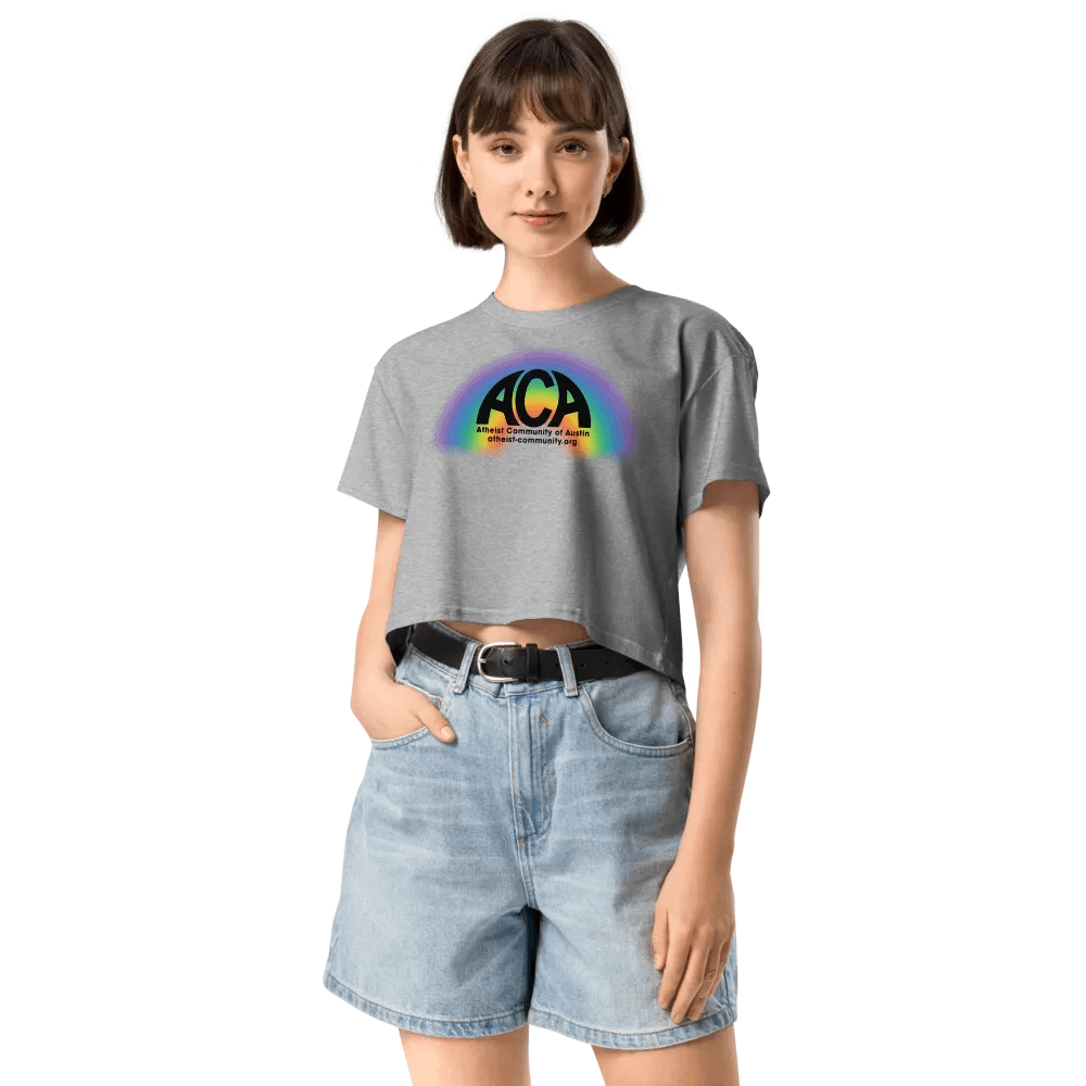 The Atheist Community of Austin Rainbow Crop Top product image (57)
