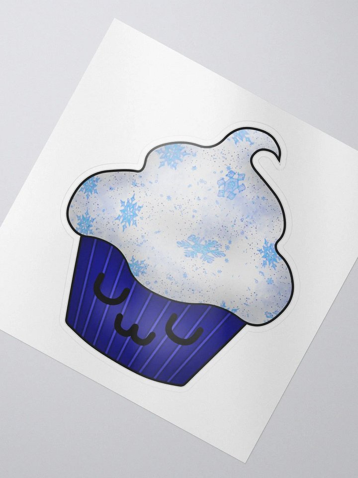Winter Wonderland UwU Cupcake Sticker product image (2)