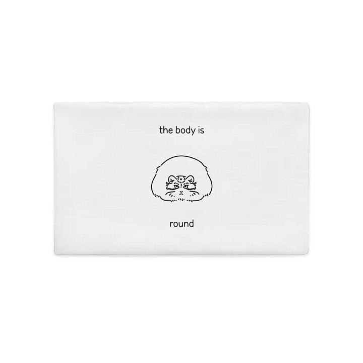 The Body Is Round - Pillow Case product image (2)
