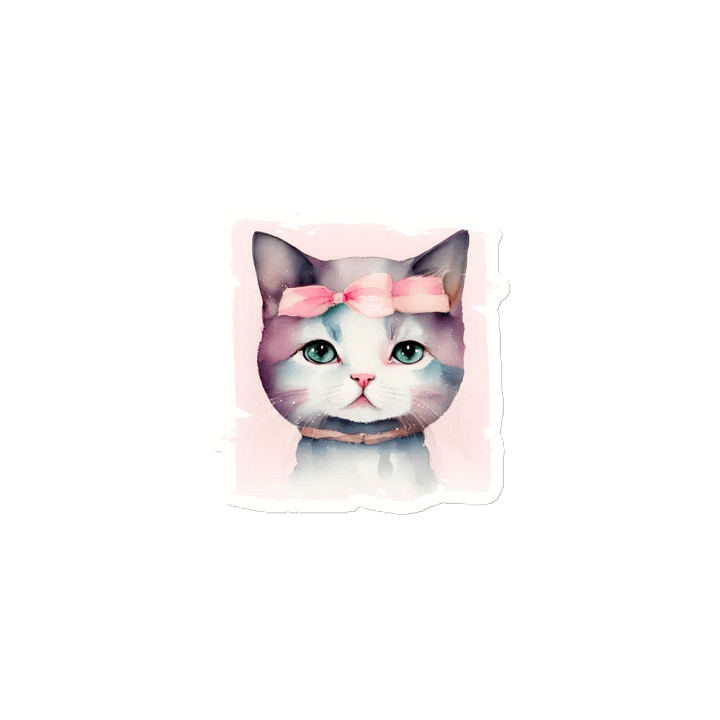 Pretty Kitty With Pink Bow product image (2)