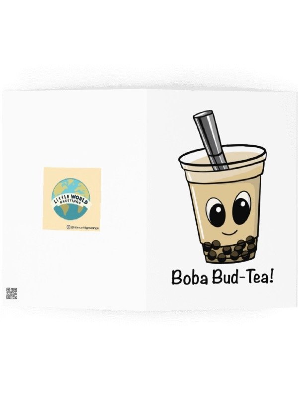 Milk Bud-Tea Greeting Card product image (4)