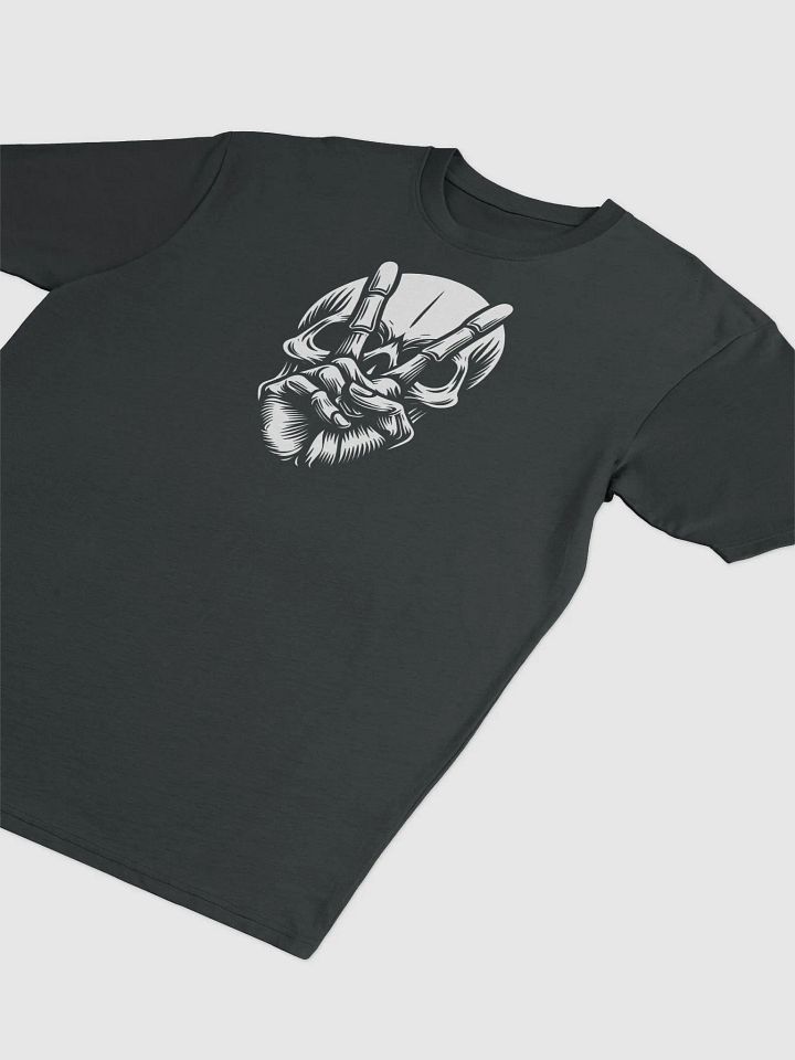 Soundwave Skull Men's Tee | AI Design peace skull image product image (1)