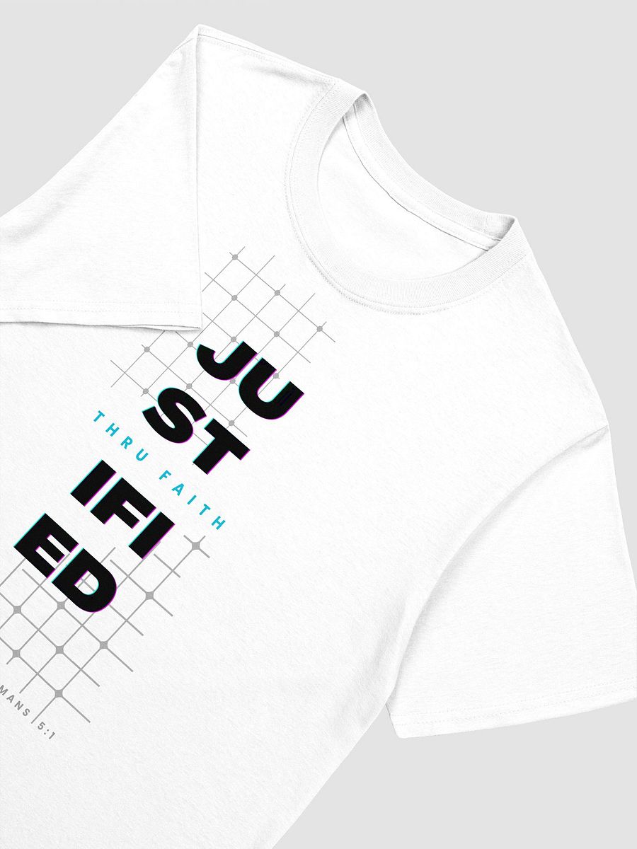 Justified by Faith T-shirt White product image (2)
