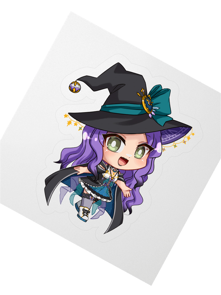 "Debut Chibi" Constellation Sorceress Starfire Big Sticker product image (3)