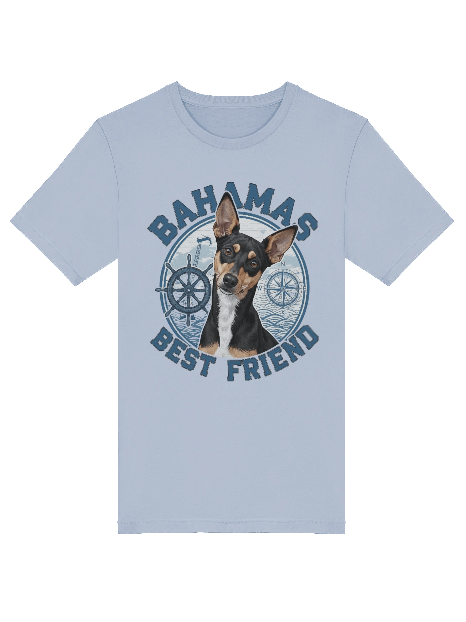 Bahamas Best Friend - Potcake Dog Nautical Tshirt product image (5)