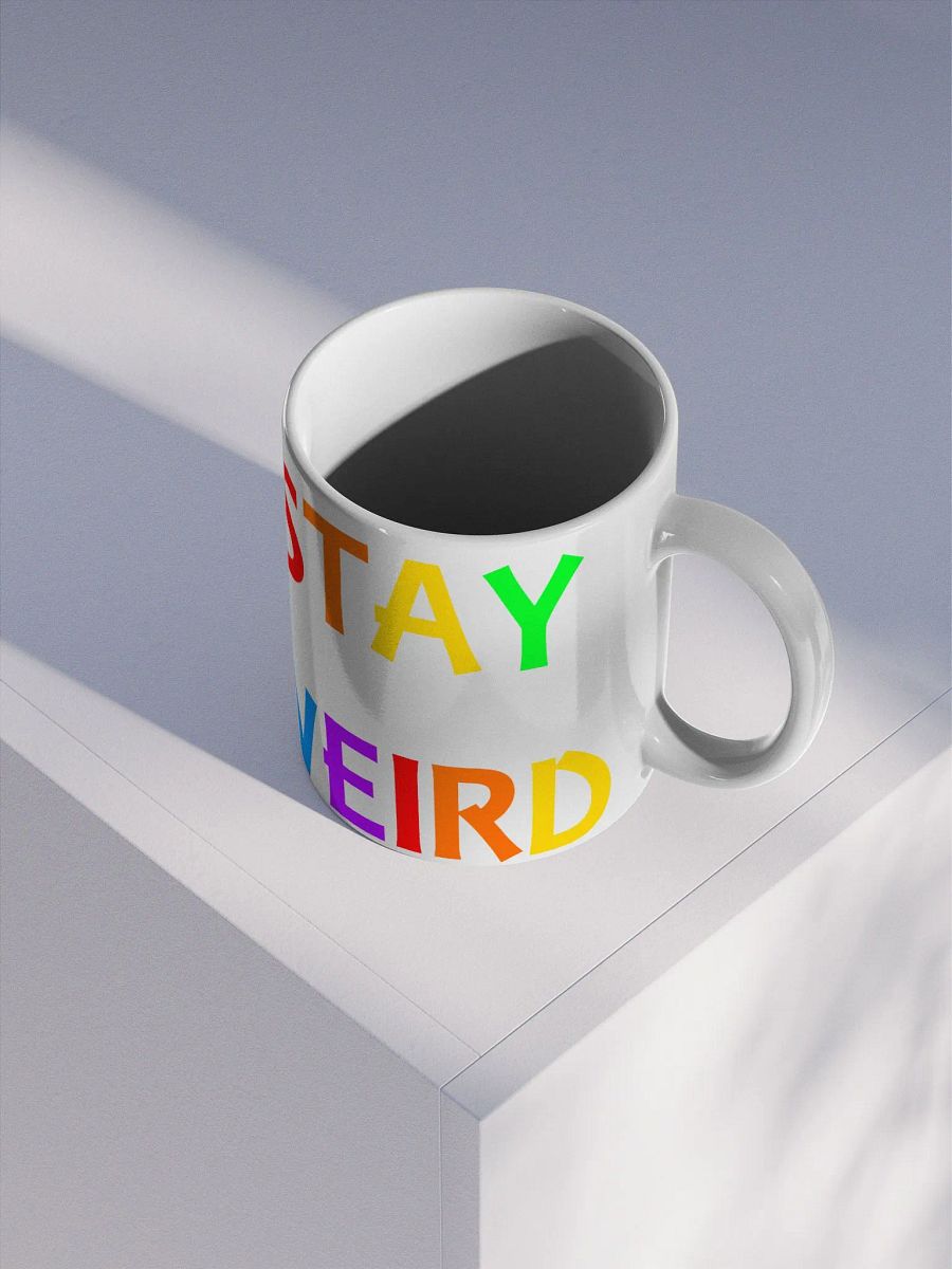 Stay Weird Rainbow - Glossy Mug product image (3)