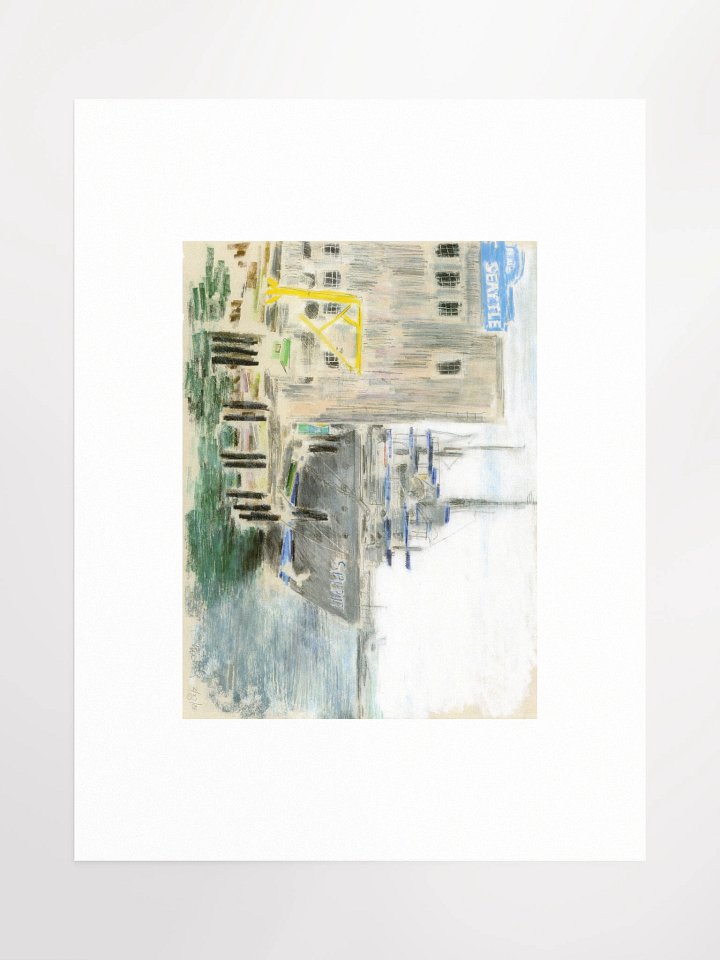 View from Edgewater Inn, Seattle WA 02.27.88 Print product image (1)