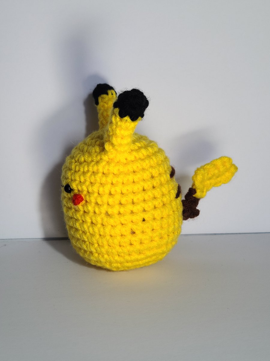 Handmade Amigurumi Yellow Creature Stuffed Animal product image (2)