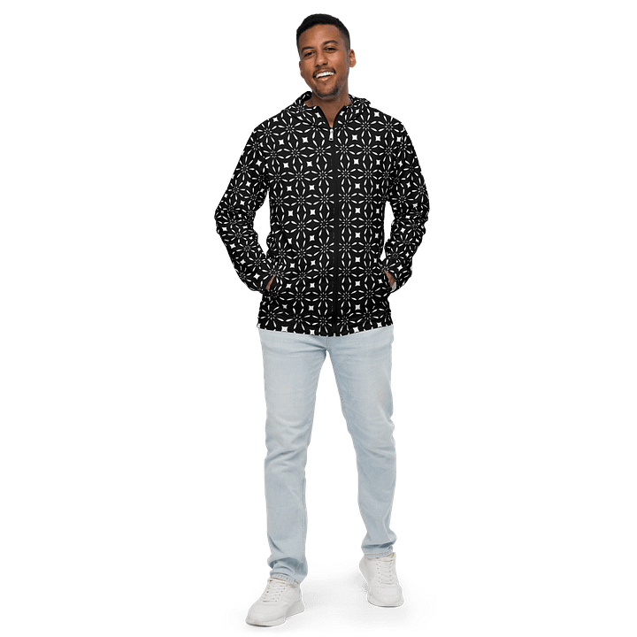 Geometric Grid Adventure Windbreaker product image (1)