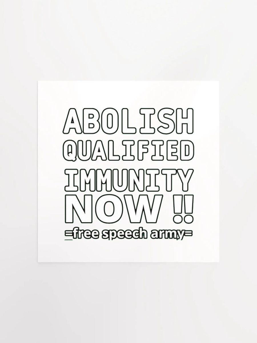 ABOLISH QUALIFIED IMMUNITY NOW product image (2)