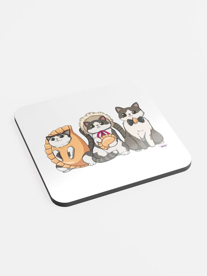 Pierogi Kitties Cork Coaster product image (2)