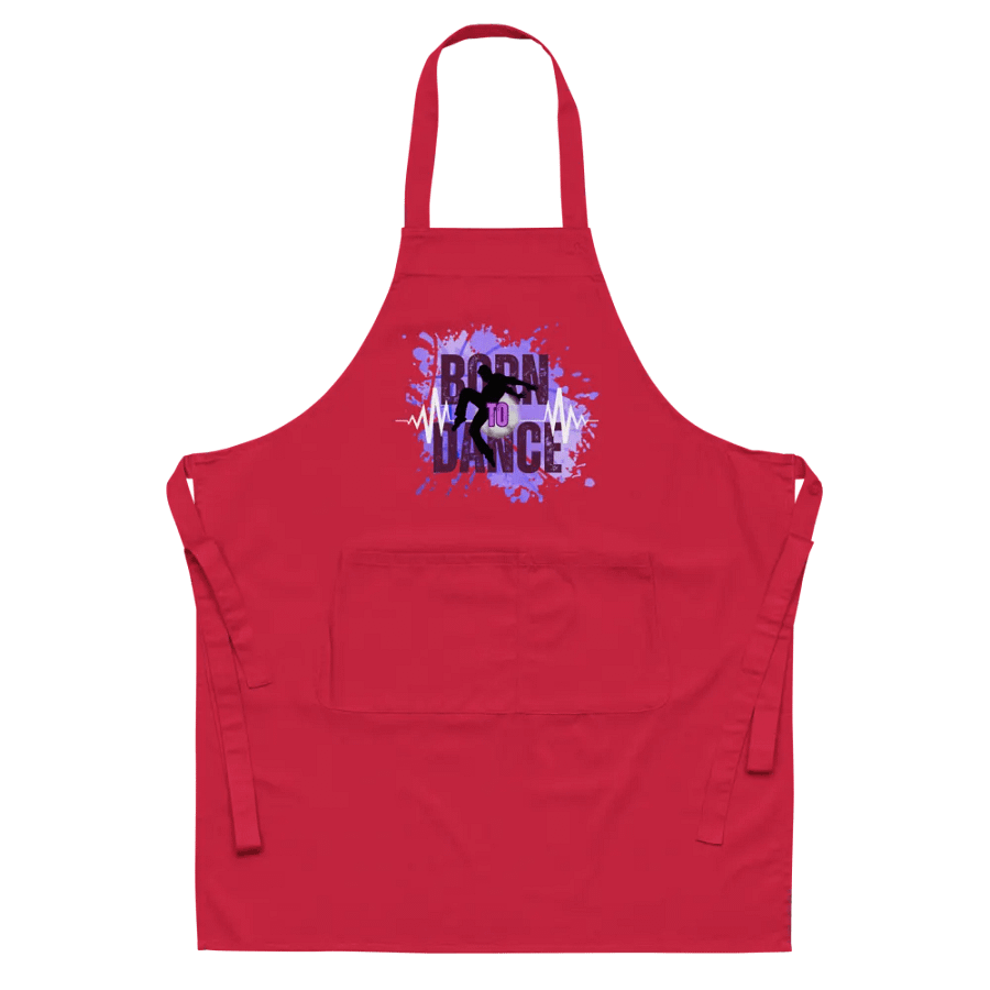 Dynamic Born to Dance Splash His Silhouette Apron product image (30)