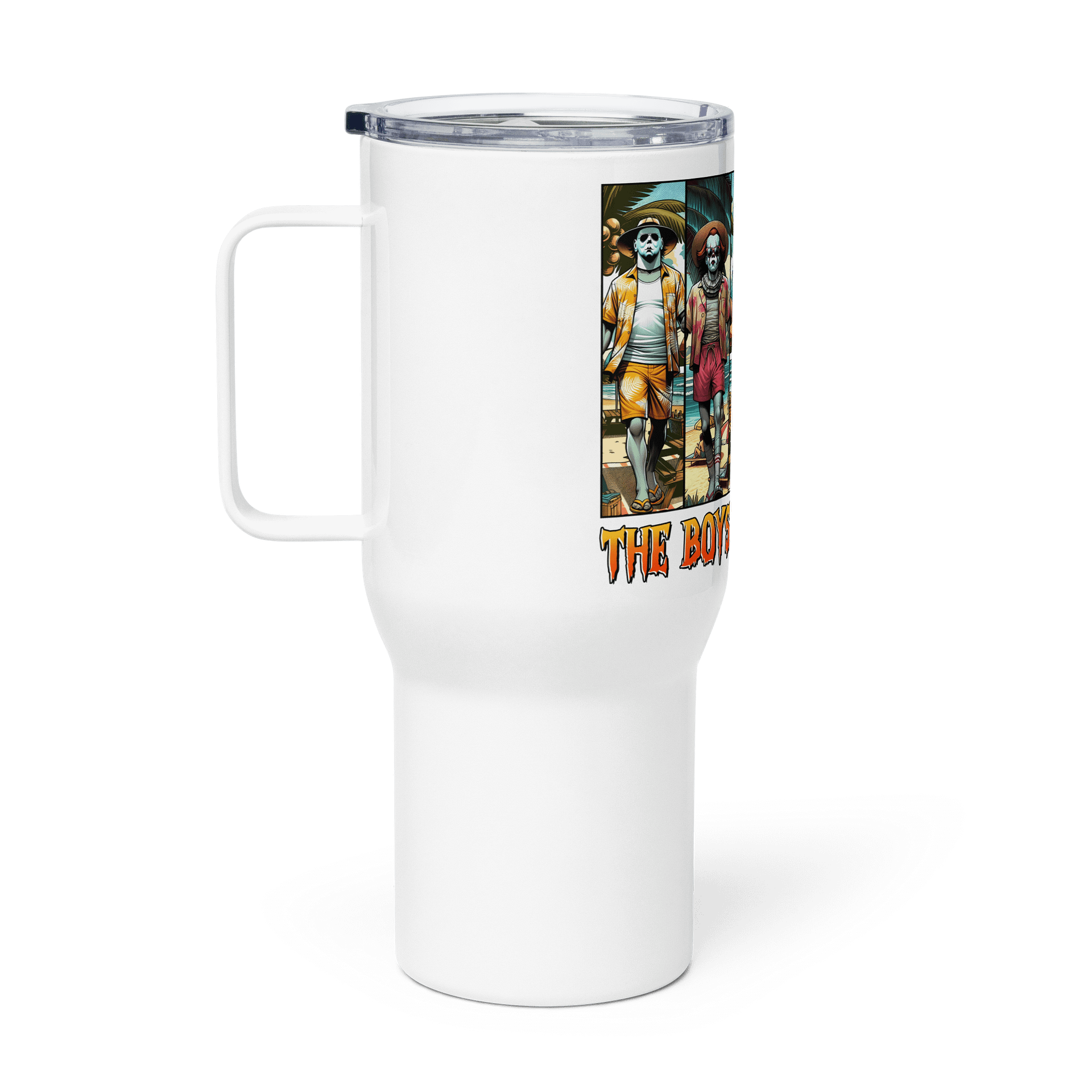 Horror Vacation Vibes Travel Mug: The Boys of Summer Edition product image (1)