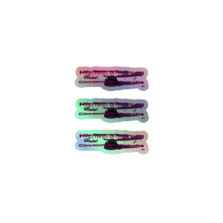 Michael Toomey As Chocolate Charlie 00 - Kiss-Cut Holographic Sticker Sheet product image (1)