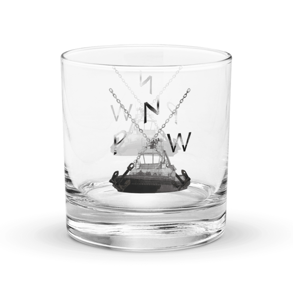 X Ancher Chain PNW Rocks Glass 10.5oz product image (3)