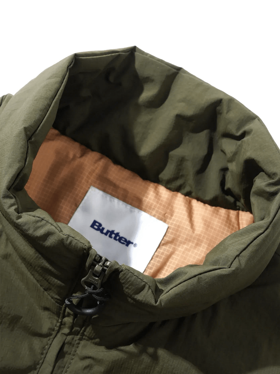 Dark Olive Terrain Puffer Jacket product image (3)