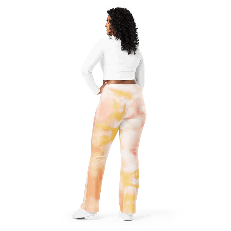 Sunset Burst Flare Leggings product image (3)
