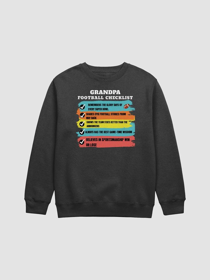 Grandpa Football Guru Crewneck Sweatshirt product image (1)