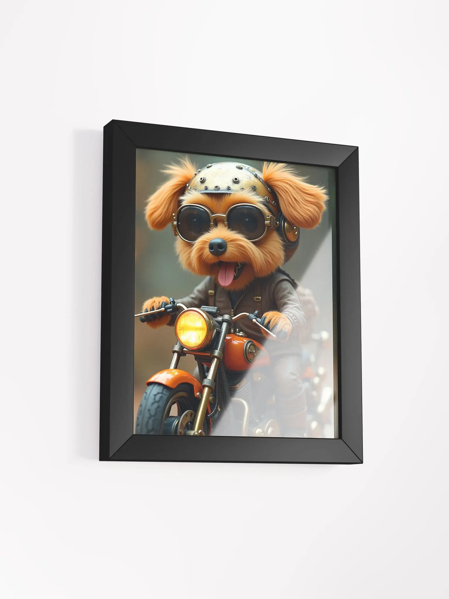 Rider Pup Framed Matte Poster product image (1)