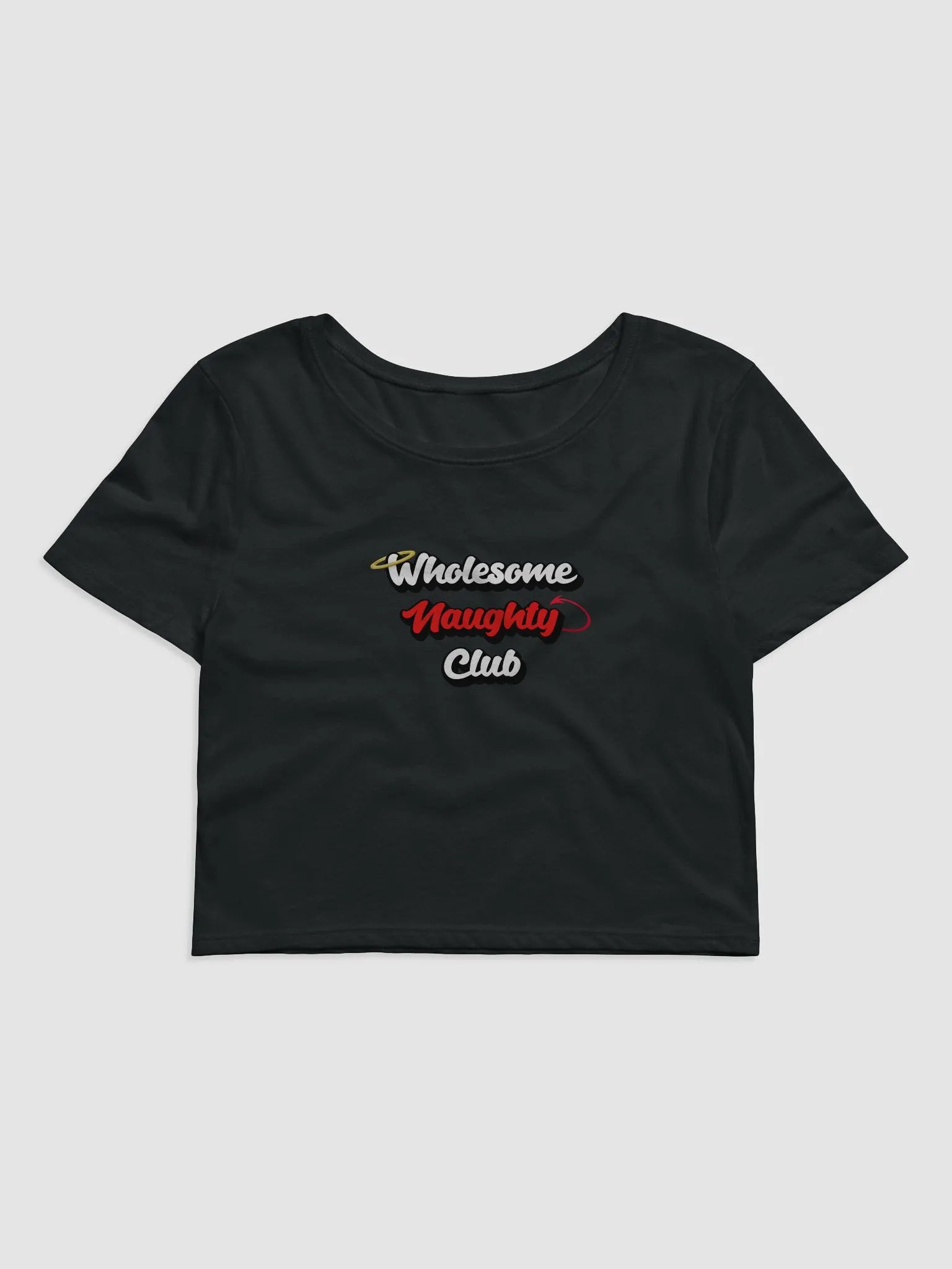 Wholesome Naughty Club Cropped Tee product image (3)