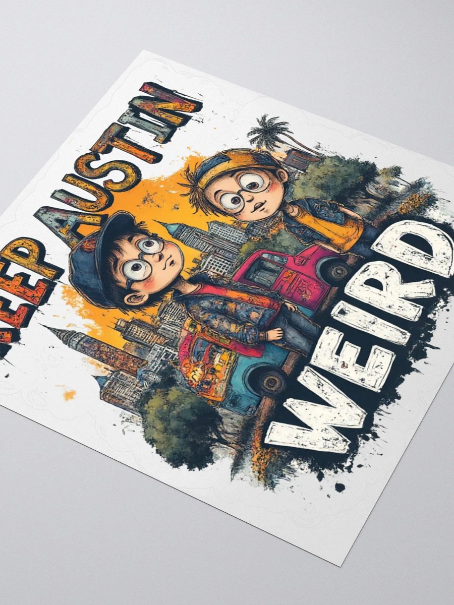 Keep Austin Weird Sticker Set product image (7)
