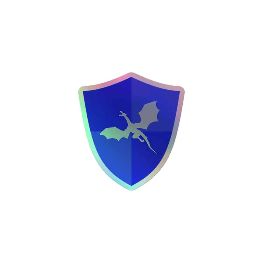 Adventurer's Guild Logo Holo Sticker product image (1)
