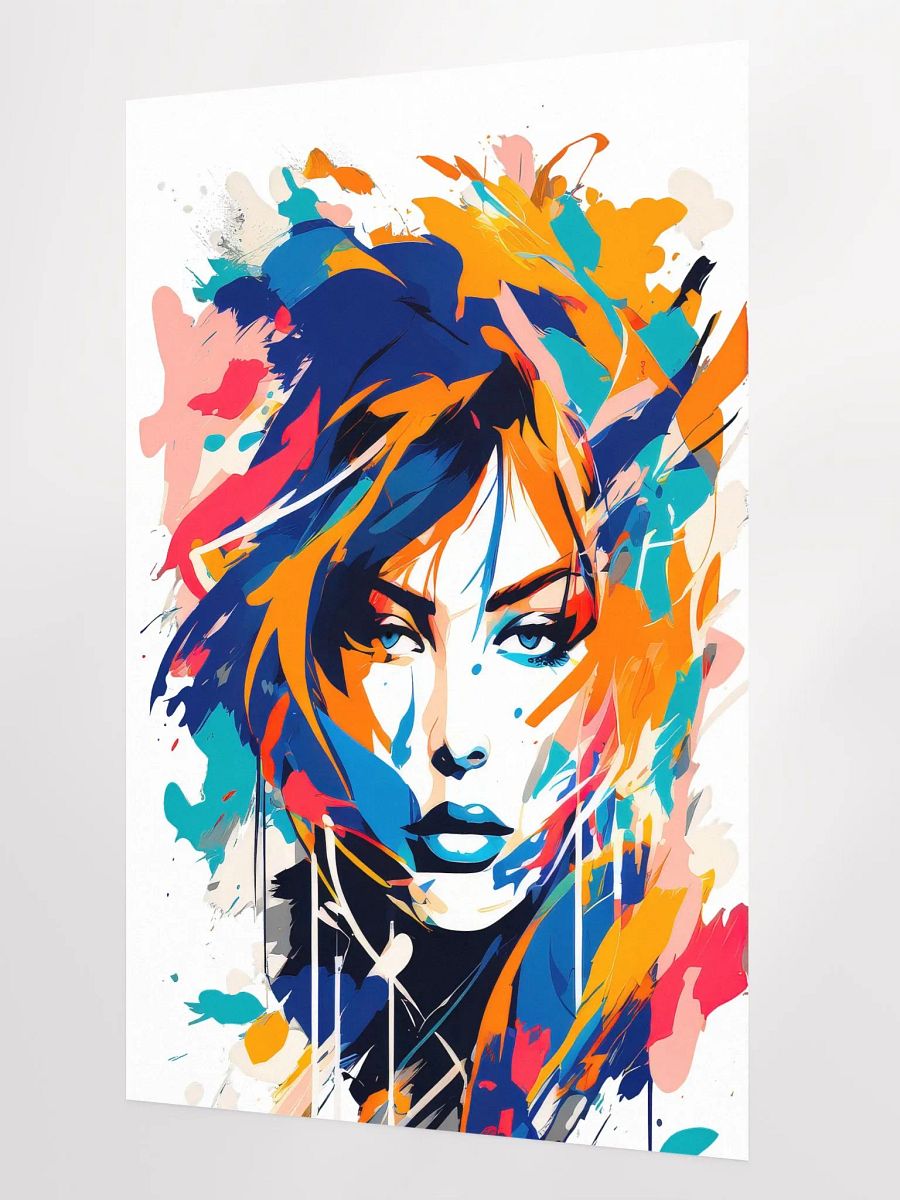 Abstract Woman v10 - Vintage Style Poster - Girly - Large 24x36 Inches product image (2)