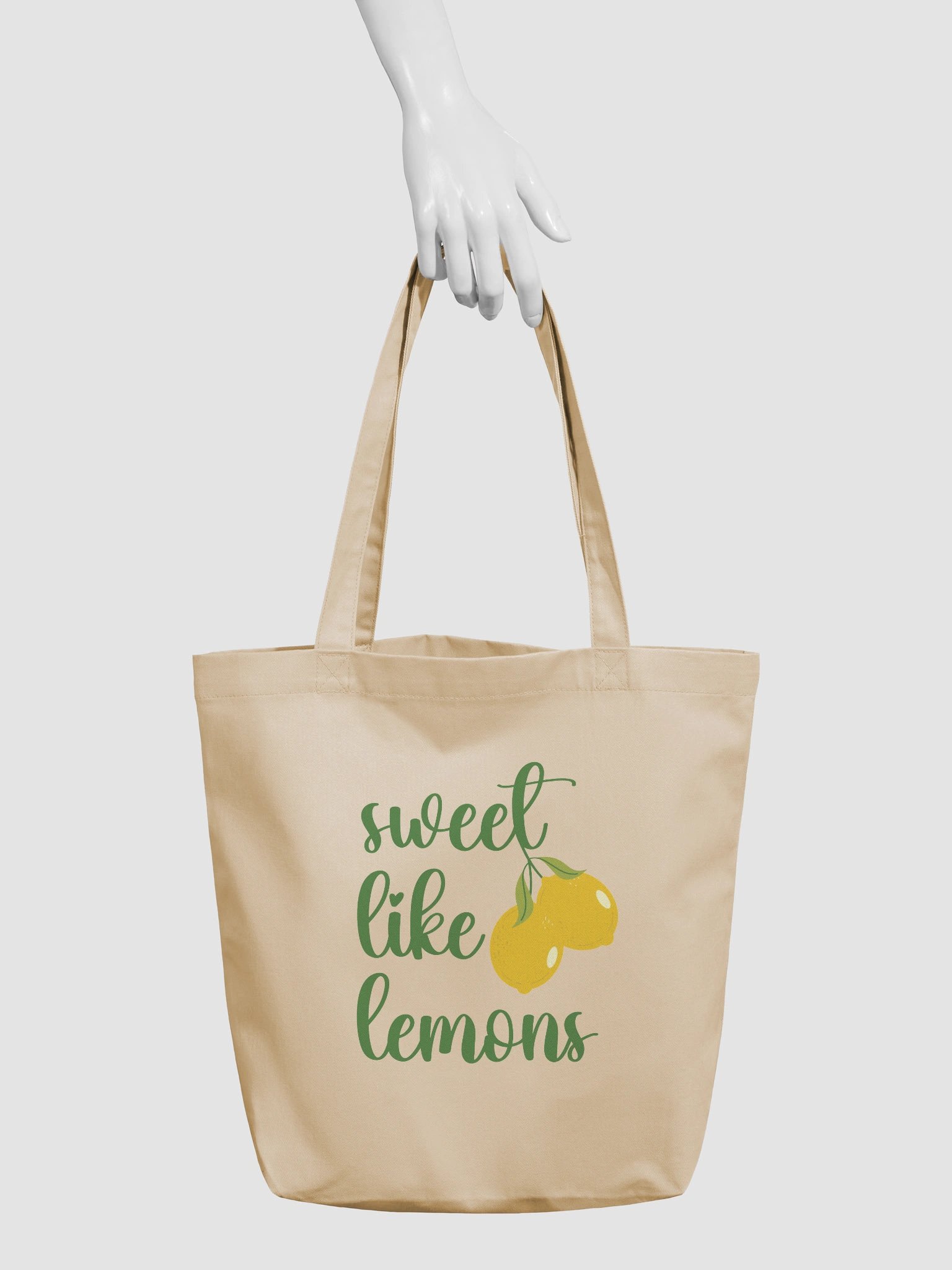 Sweet Like Lemons Organic Tote Bag product image (3)