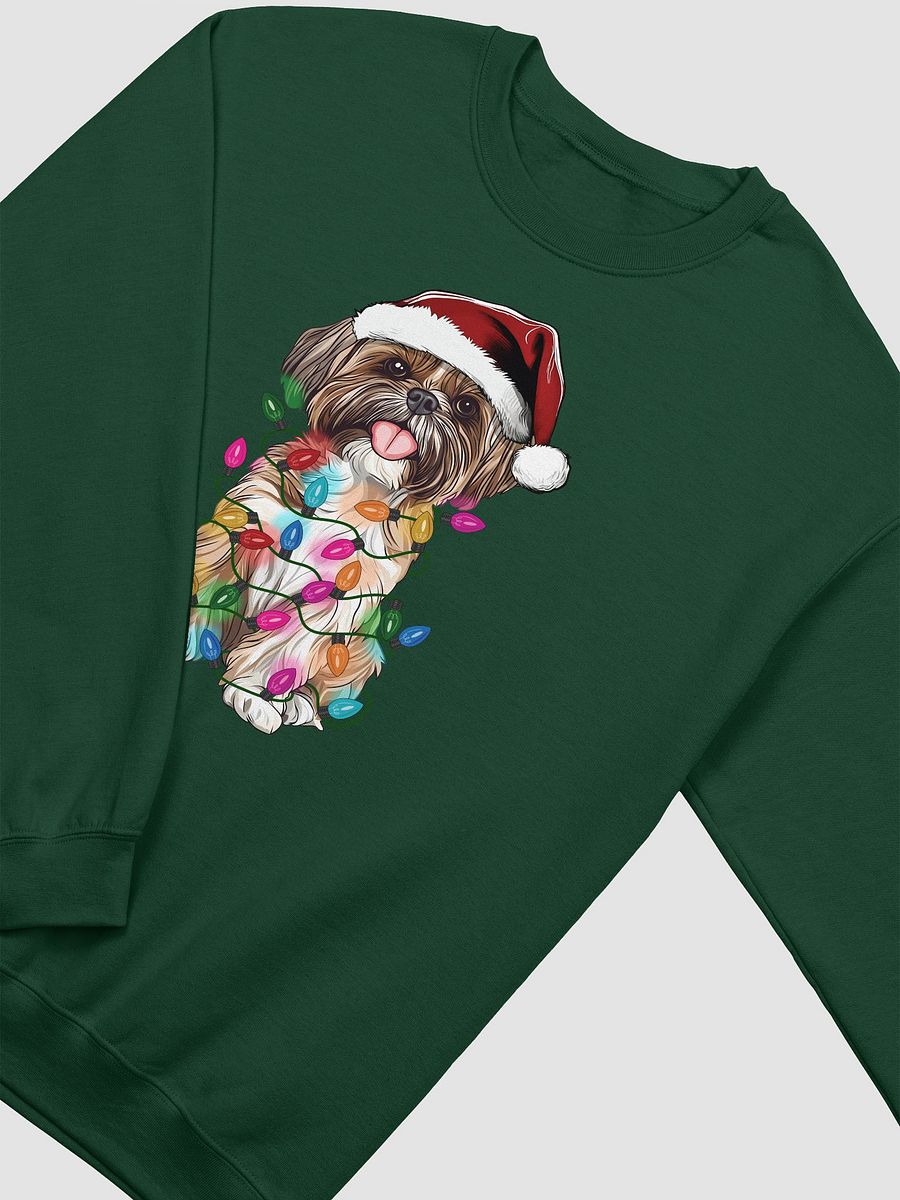Funny Shih Tzu(Brown) Christmas Sweatshirt product image (9)