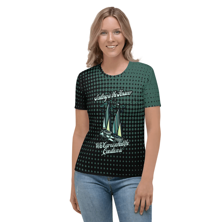 Sailing is the Answer All Over Print T-shirt product image (2)
