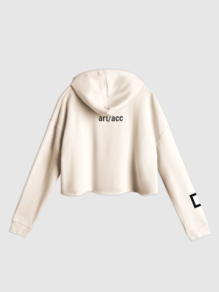 LOOK COMFY - Monochrome Chic Cropped Hoodie product image (2)