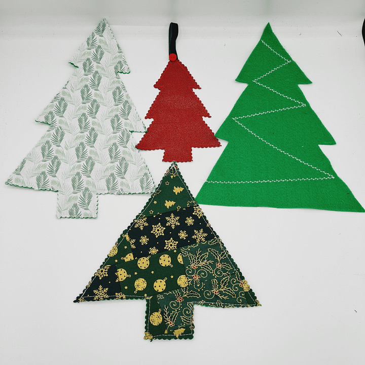 Christmas Tree bunting and decoration templates - PDF - DIGITAL DOWNLOAD product image (2)