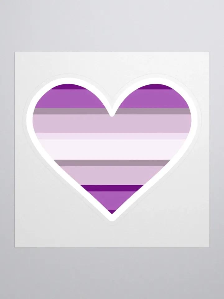 Grey-Romantic Pride Sticker product image (3)