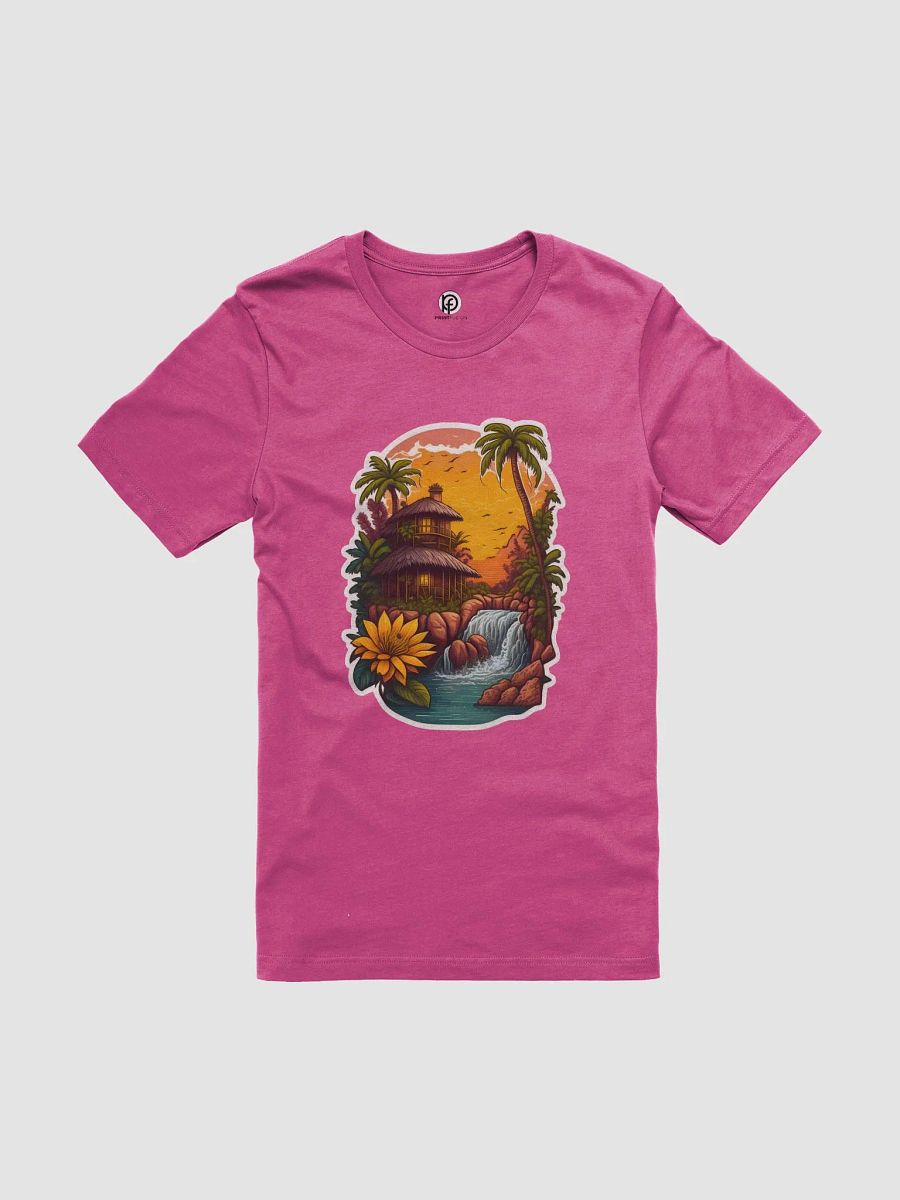 SunSet Fusion Logo Retro T-Shirt product image (6)