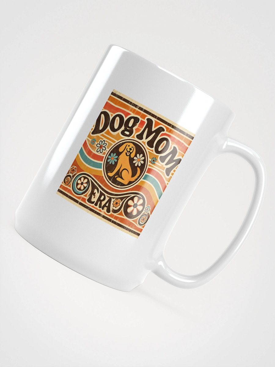 Groovy Dog Mom Era White Glossy Mug product image (4)