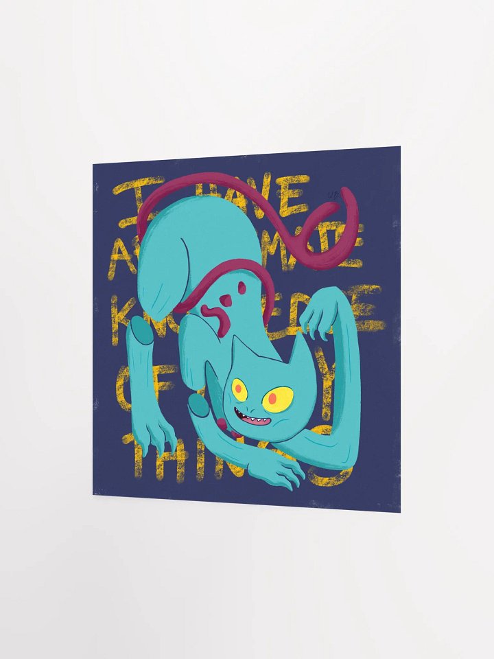 Demon Cat Matte Paper Poster product image (8)