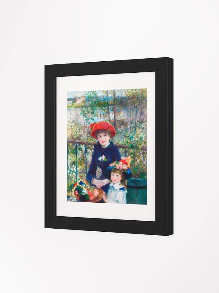 'Two Sisters on the Terrace'- Framed Matte Poster product image (2)