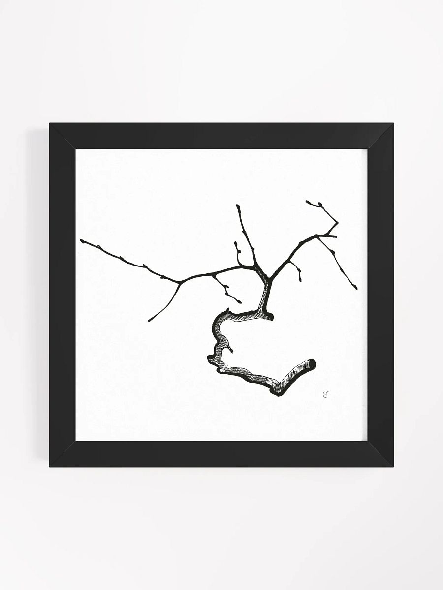 Minimalist Tree Branch Framed Poster. -Elegant Twig product image (3)