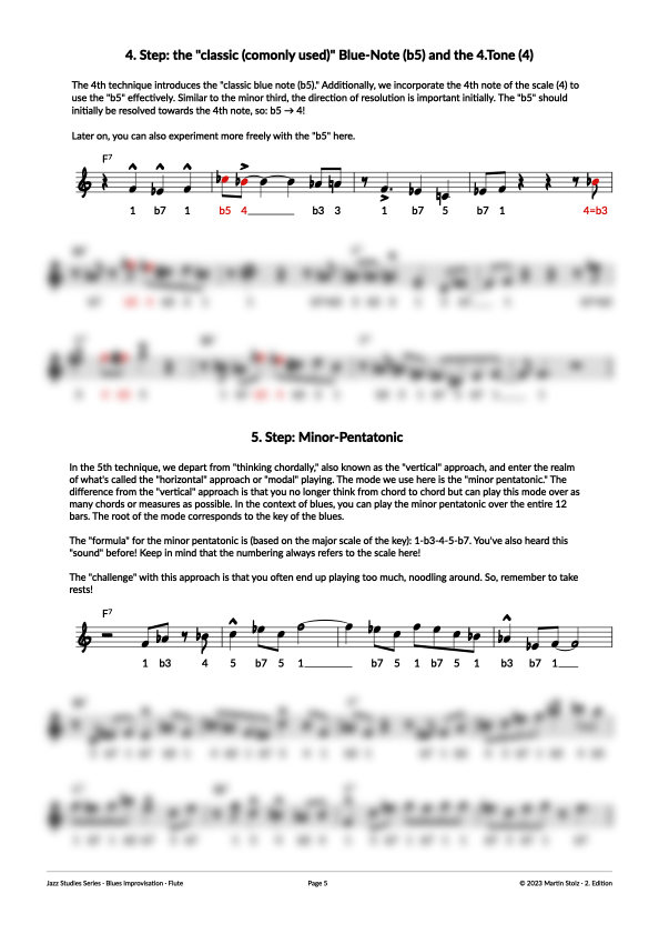 7 Steps to the perfect Blues-Solo - Flute product image (5)